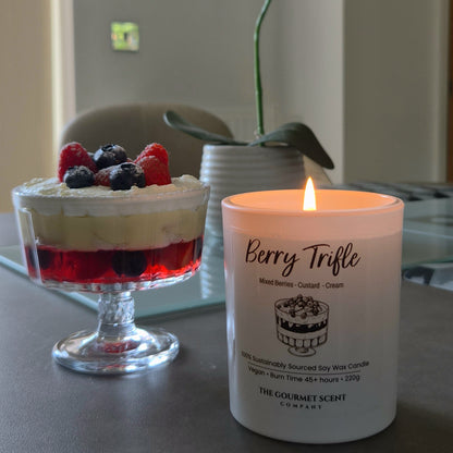 Berry Trifle Candle - Mixed Berries | Custard | Cream