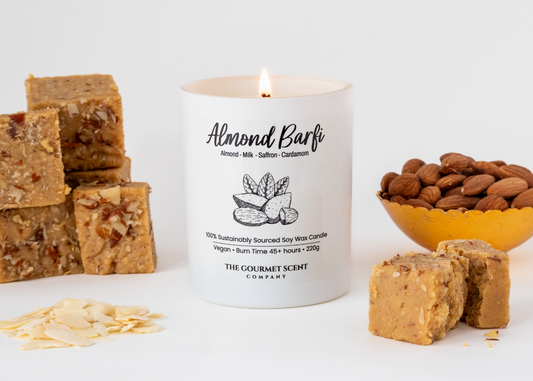 Almond Barfi Candle