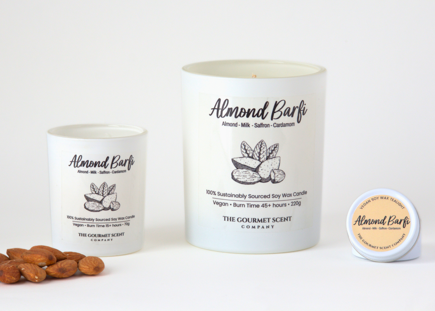 Almond Barfi Candle